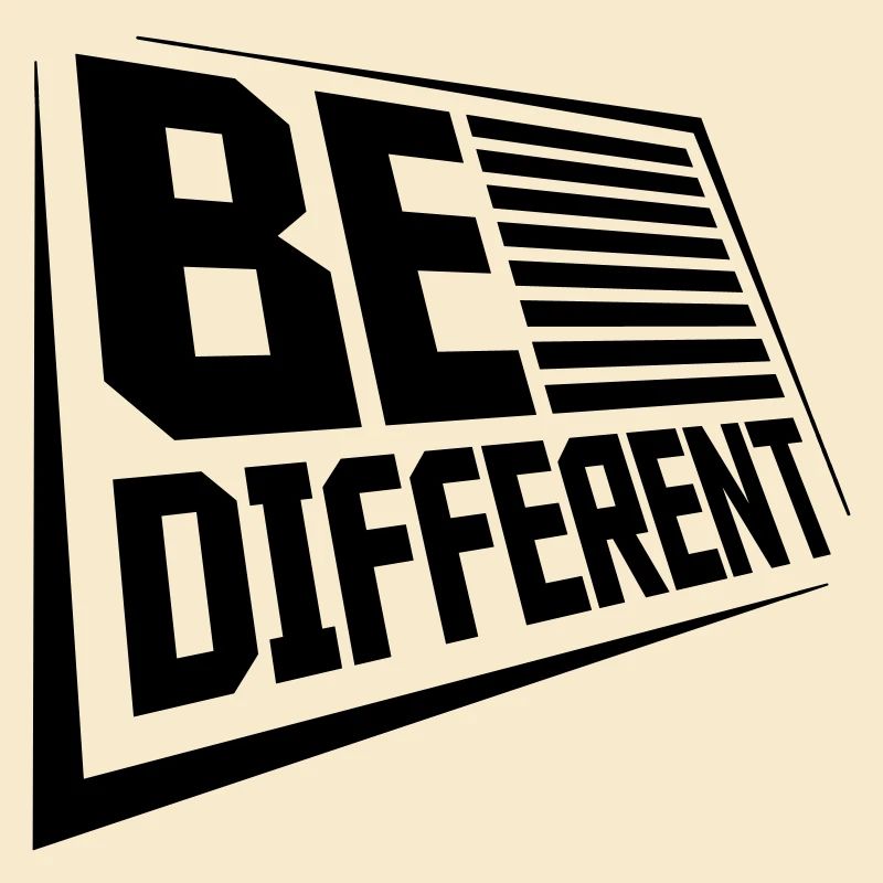 Soyez différent Logo Design