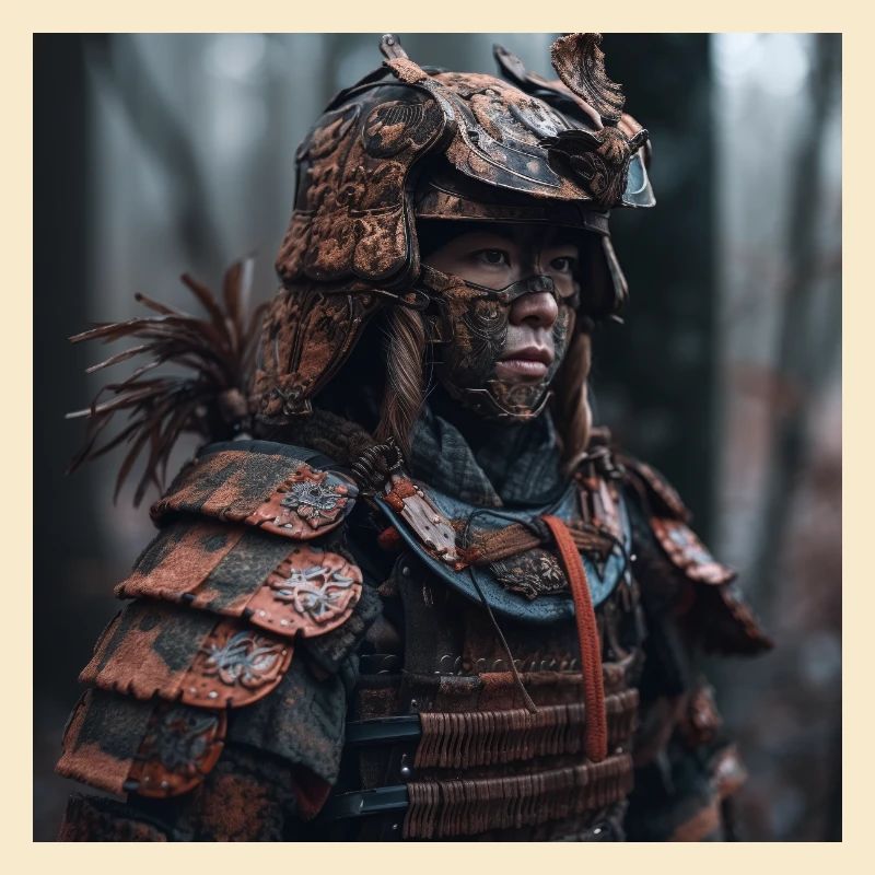 Samouraï dans un Yoroi incroyable - Samurai Warrior