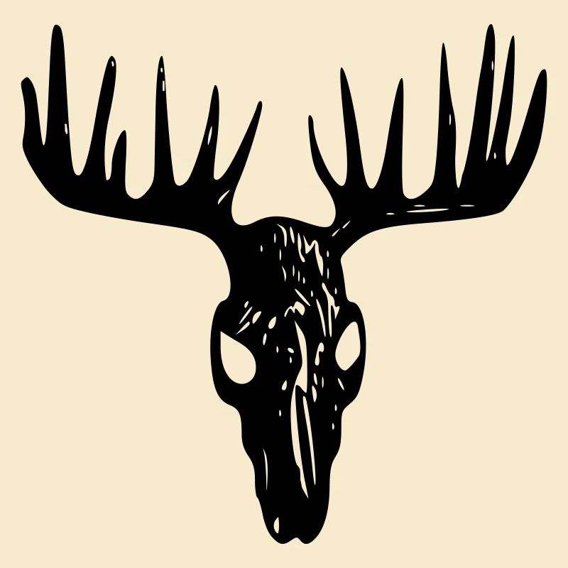 Elchschädel / Elchsake