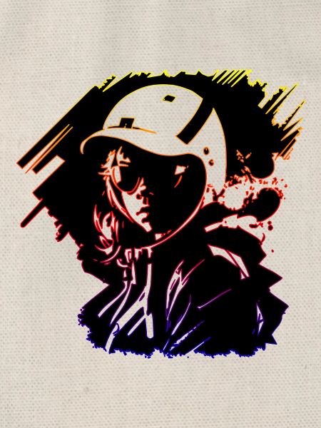 Madchen in Helmet