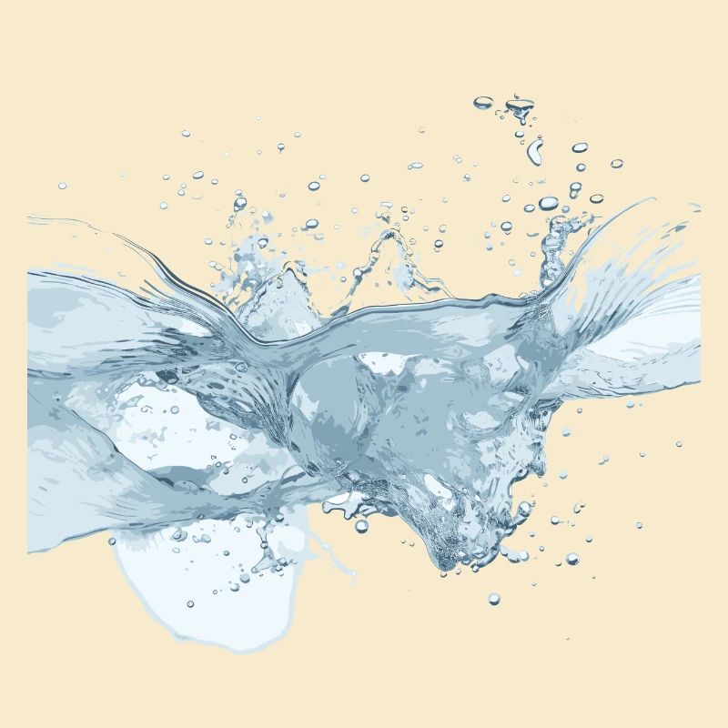 Wasserspritzer!