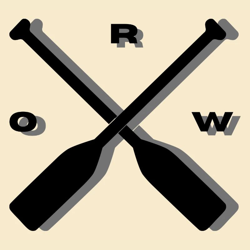 Rowing oars design