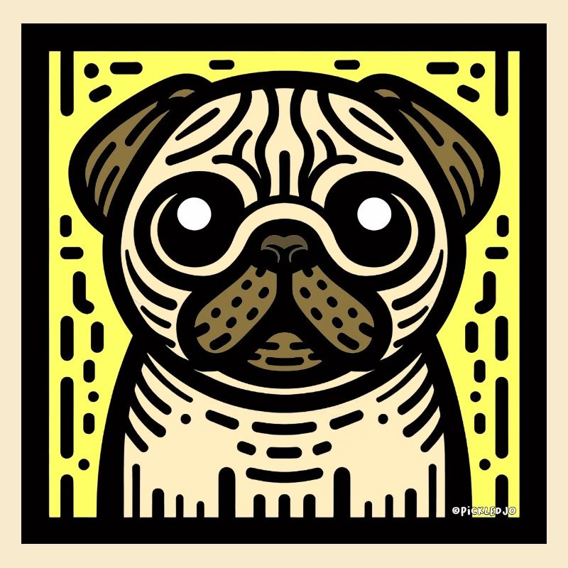 Pug Pop Art