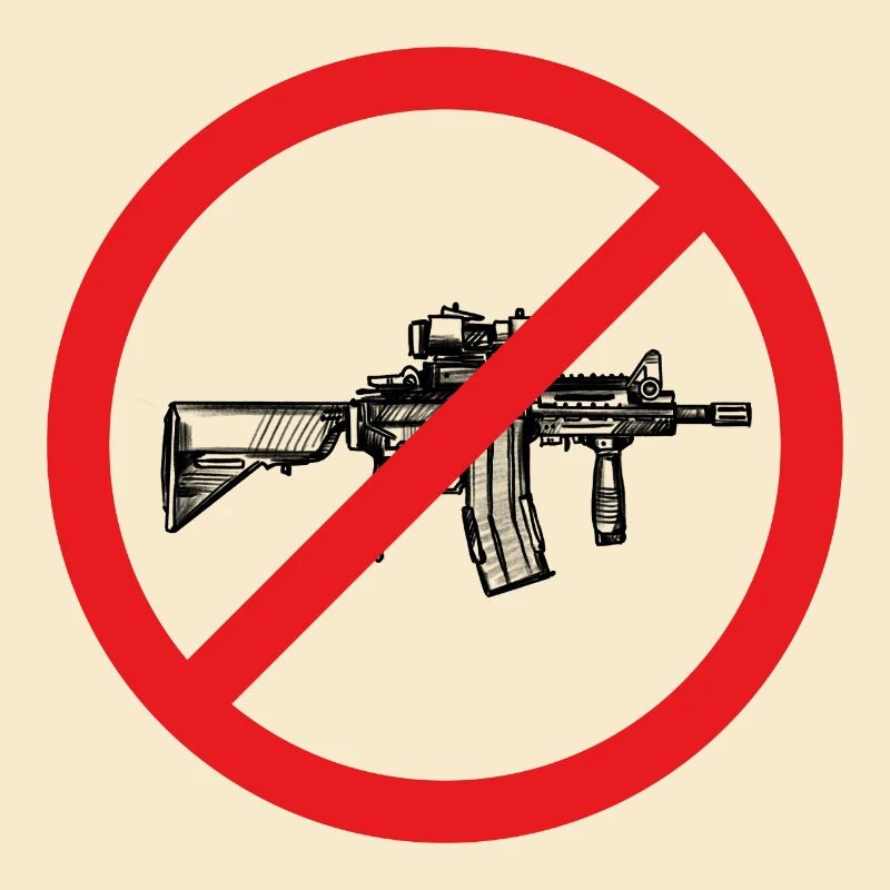 Stop War / Waffe verboten