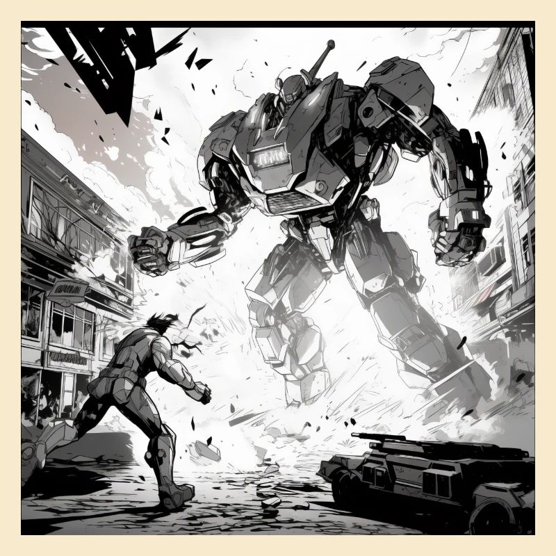 Robot Fight Comic