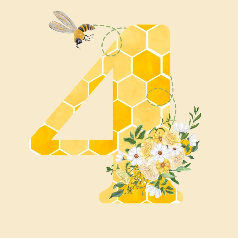 4e anniversaire abeille
