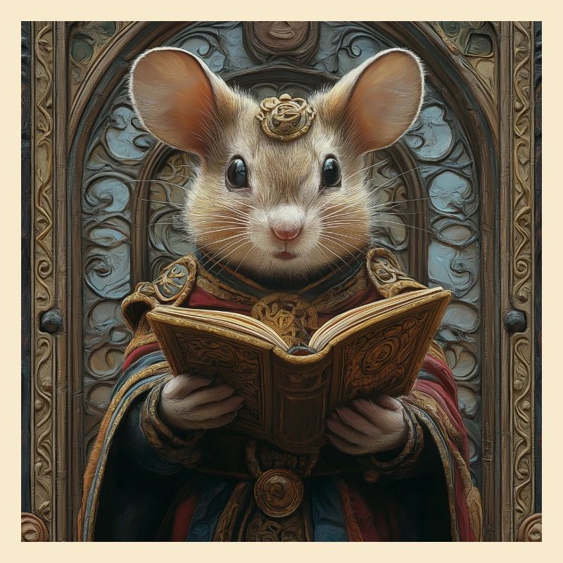 Funny Medieval Mouse