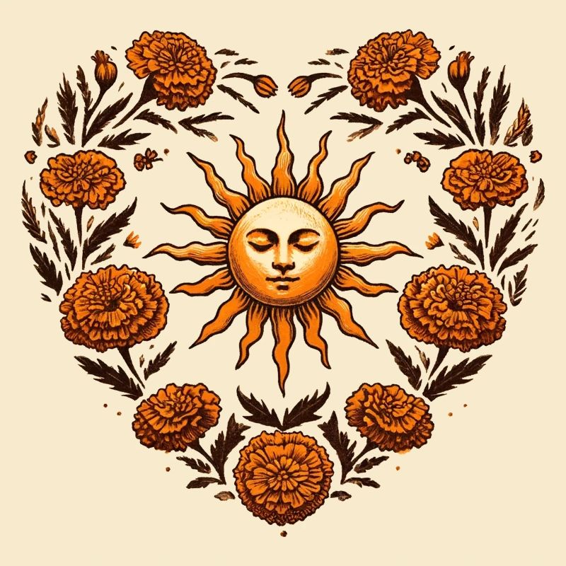Retro-Sonnenschein