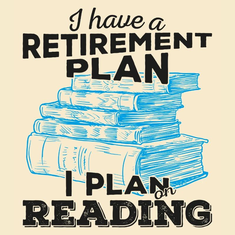 Retirement plan reading (dark)