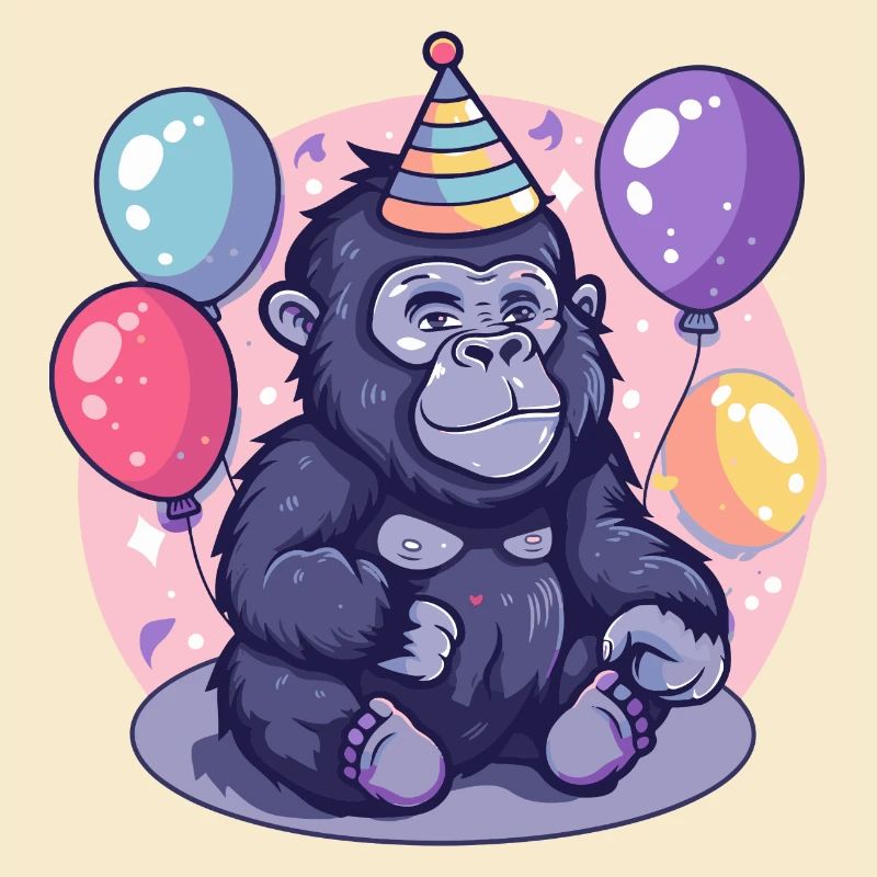 Gorilla Birthday Comic