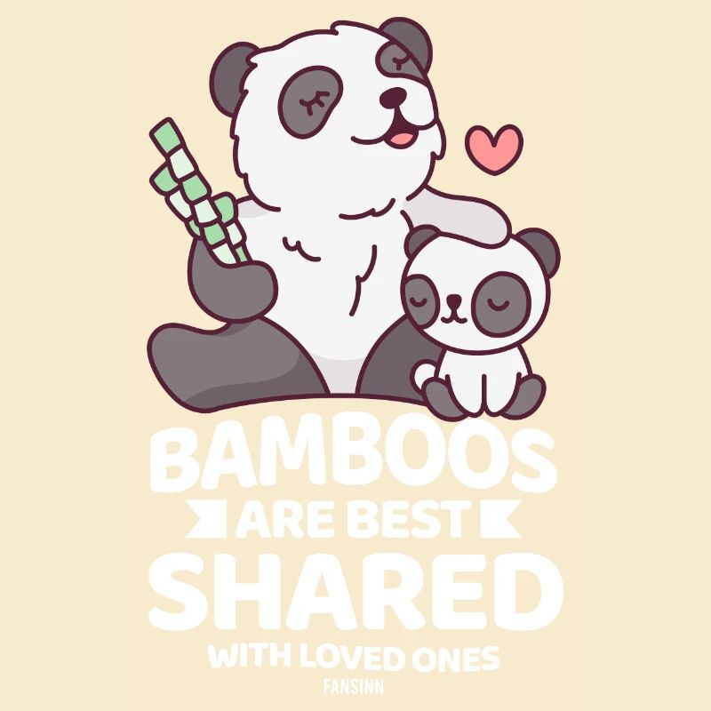 Panda mère panda bébé panda amant bambou