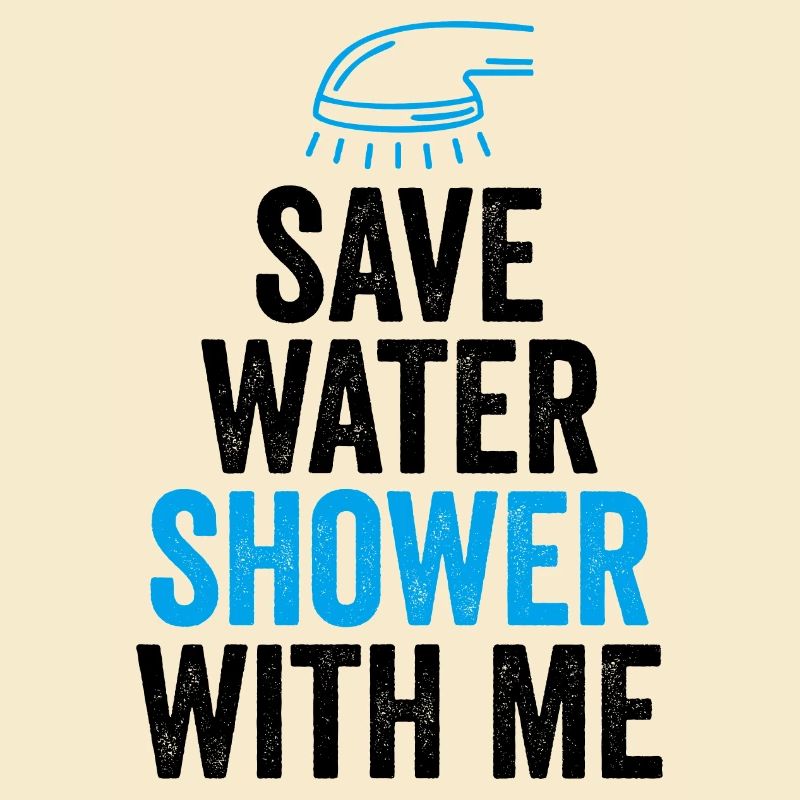 save water shower with me