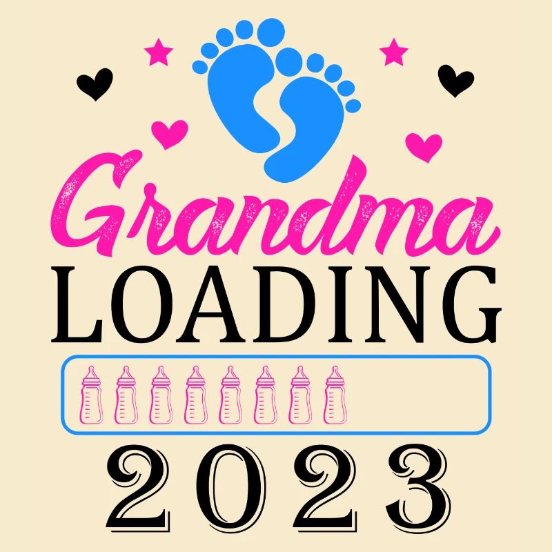 Werdende Oma, Oma loading 2023 Großmutter