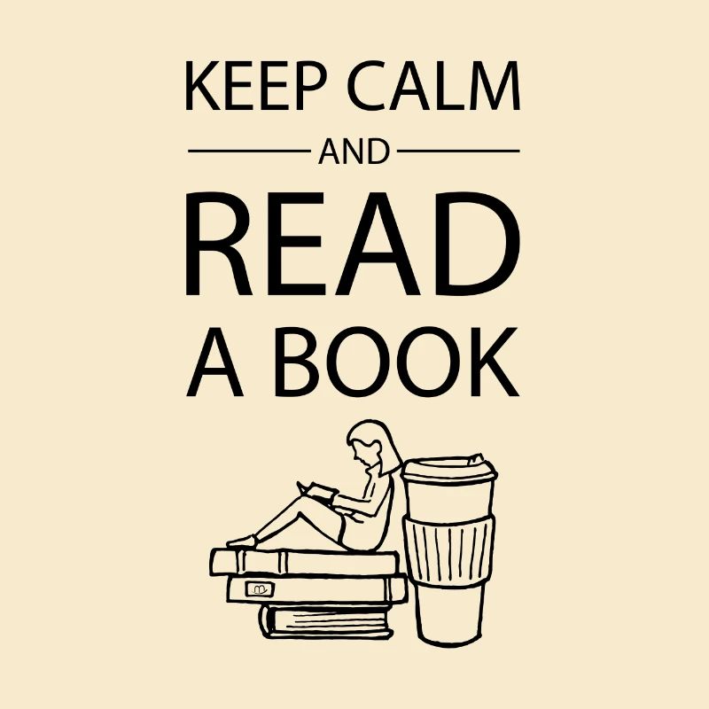 0272 Keep calm und lese ein Buch | Bookrebels