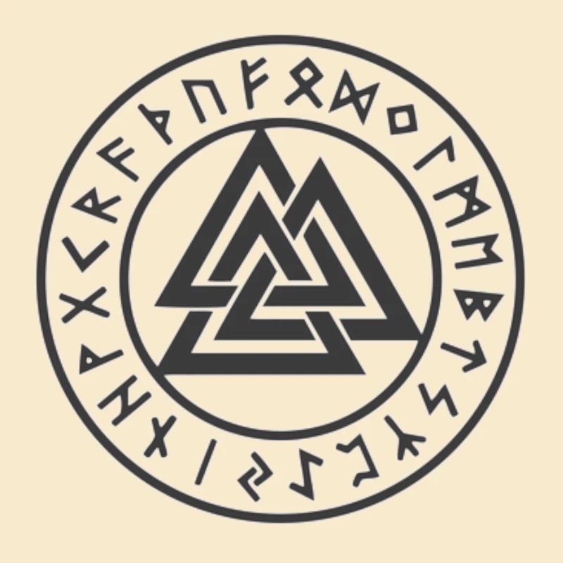 Valknut symbol | Gift idea for birthdays