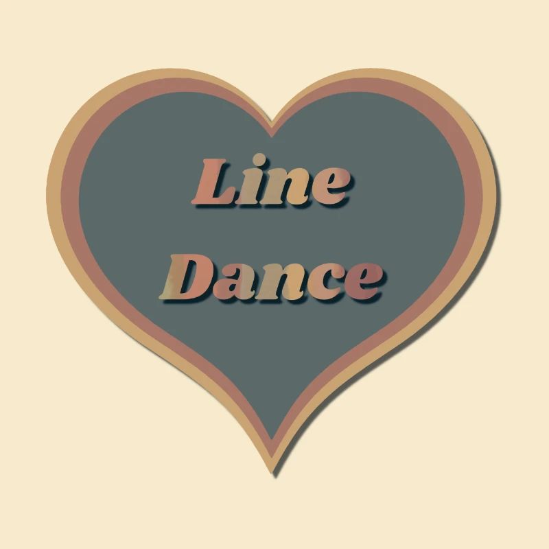 Line dance Herz