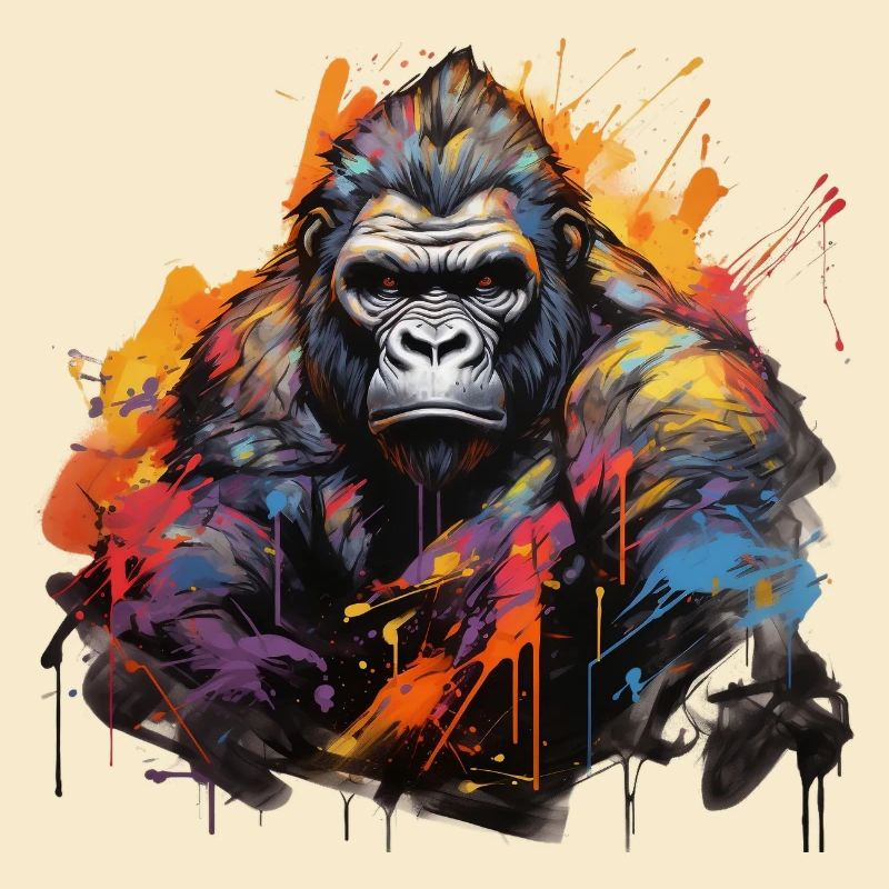 Stoic Gorilla. Graffiti-style wisdom.