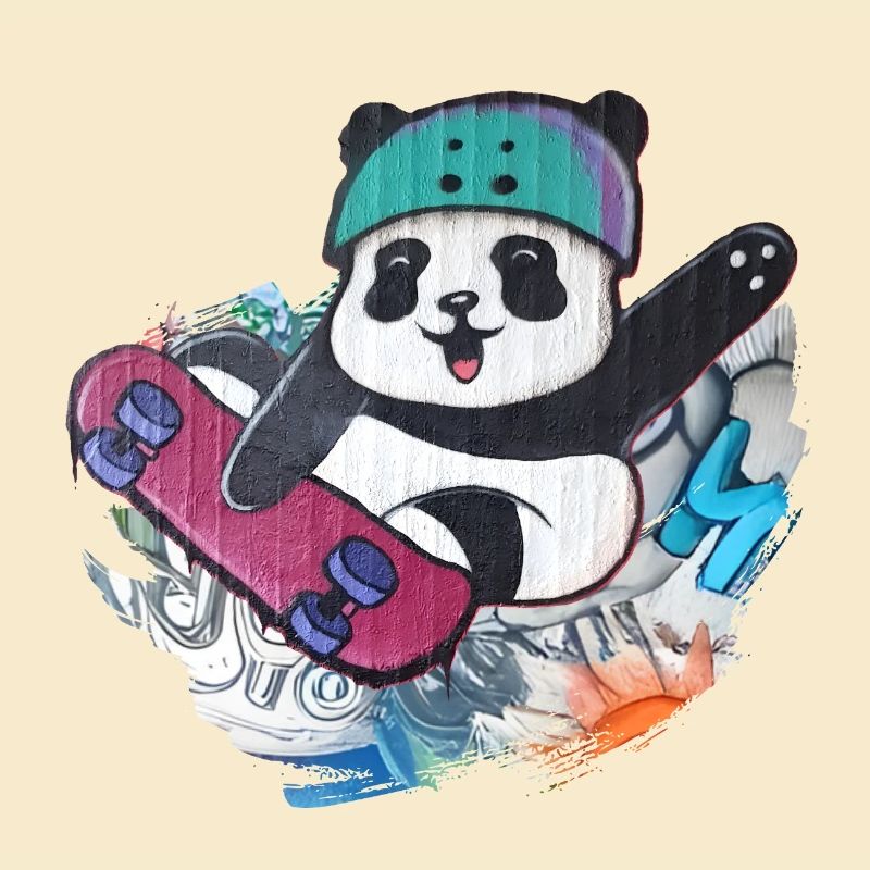 Paul Panda am Rollen