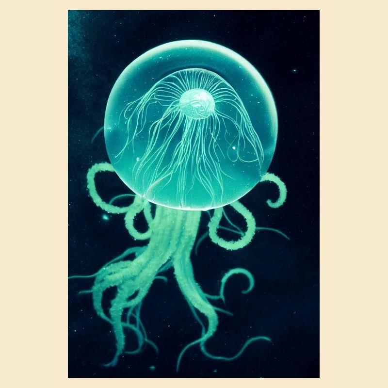 Blue Space Jellyfish