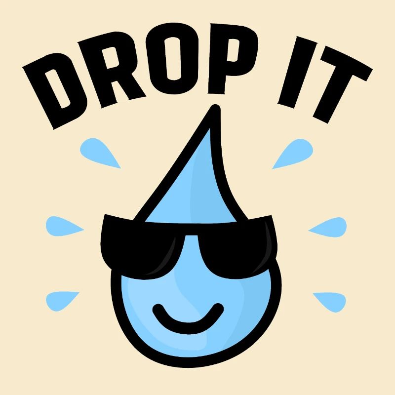 Drop It, Funny Water Drop Pun
