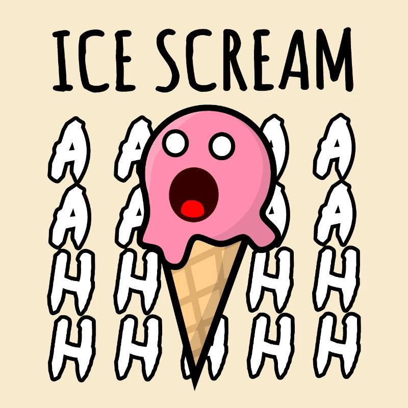 Ice Scream, jeu de mots à crème glacée amusant