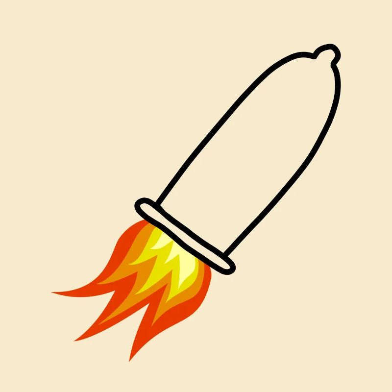 Condom rocket