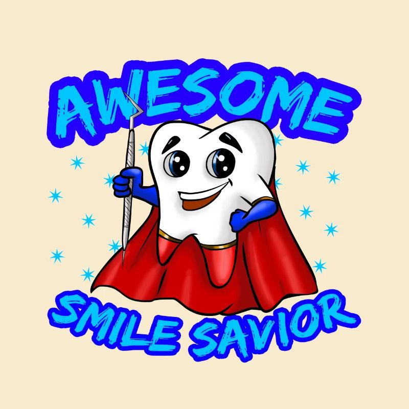 Super-héros dentiste Assistante Smile Cadeau