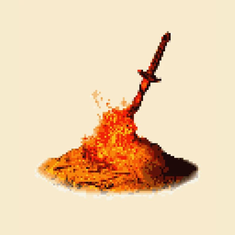 Bonfire Pixel Look
