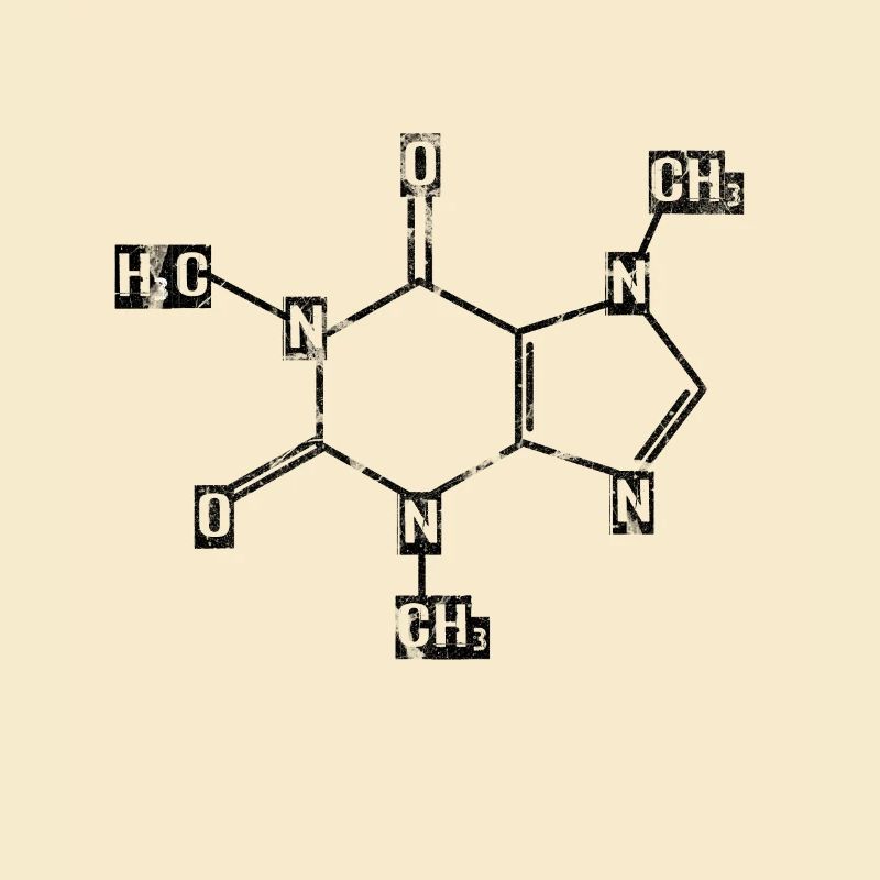 Caffeine - Chemical formula