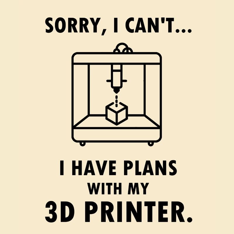 Plan d'impression d'imprimante 3D disant cadeau hobby