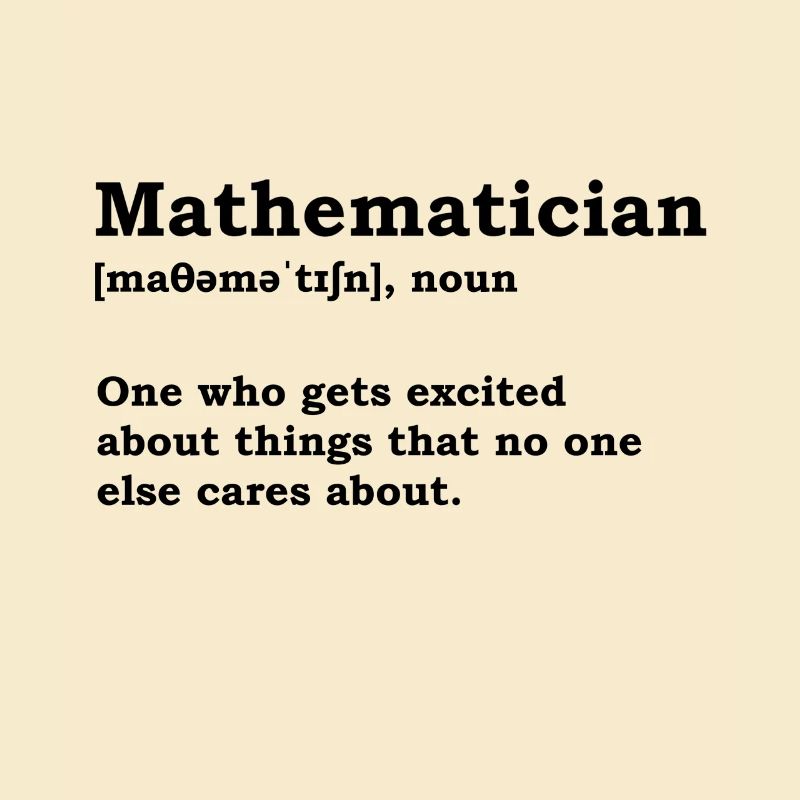 Mathematician funny saying math nerd gift