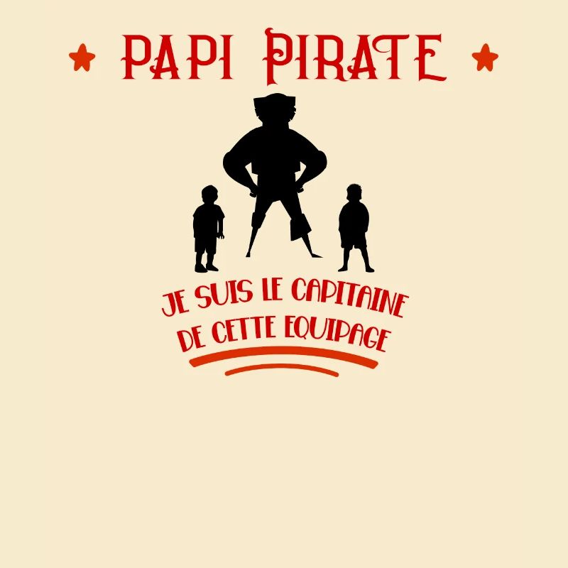 Papi Pirate Idée Cadeau Fêtes Des Grands-Pères