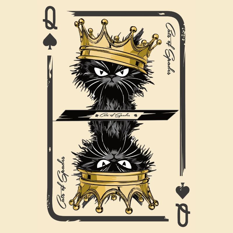 Cat Queen Card