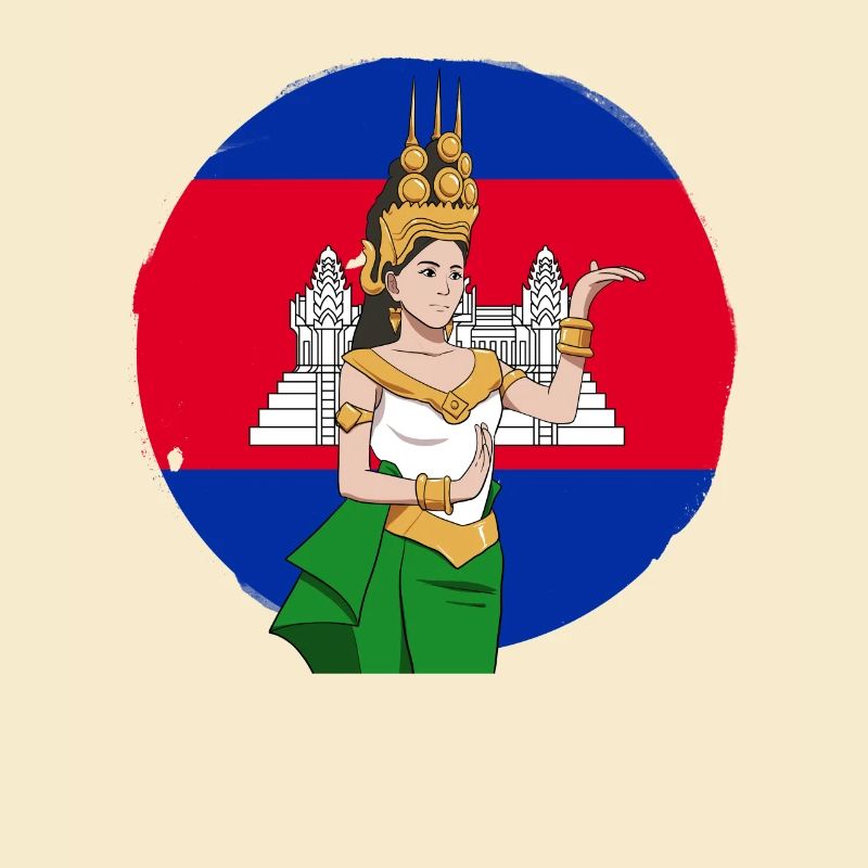 Cambodia Tradition Dance Khmer Apsara I Gift