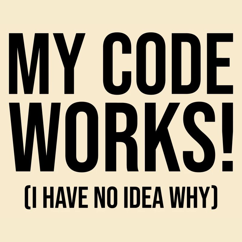 My code works! (I have no idea why)