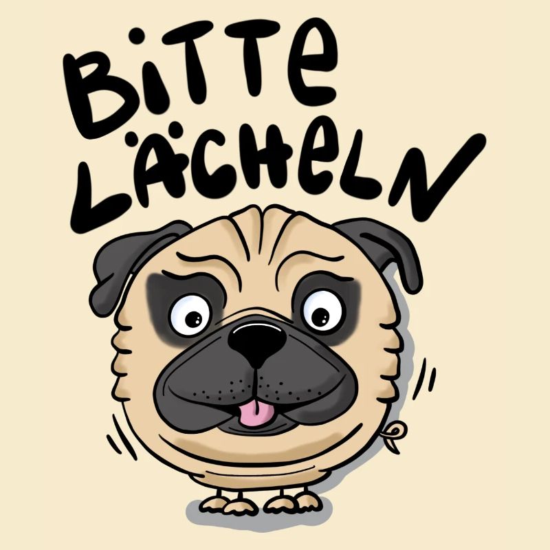 Mops Lächeln