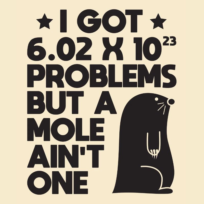 Mole Day Problems Avogadro's Number Gift