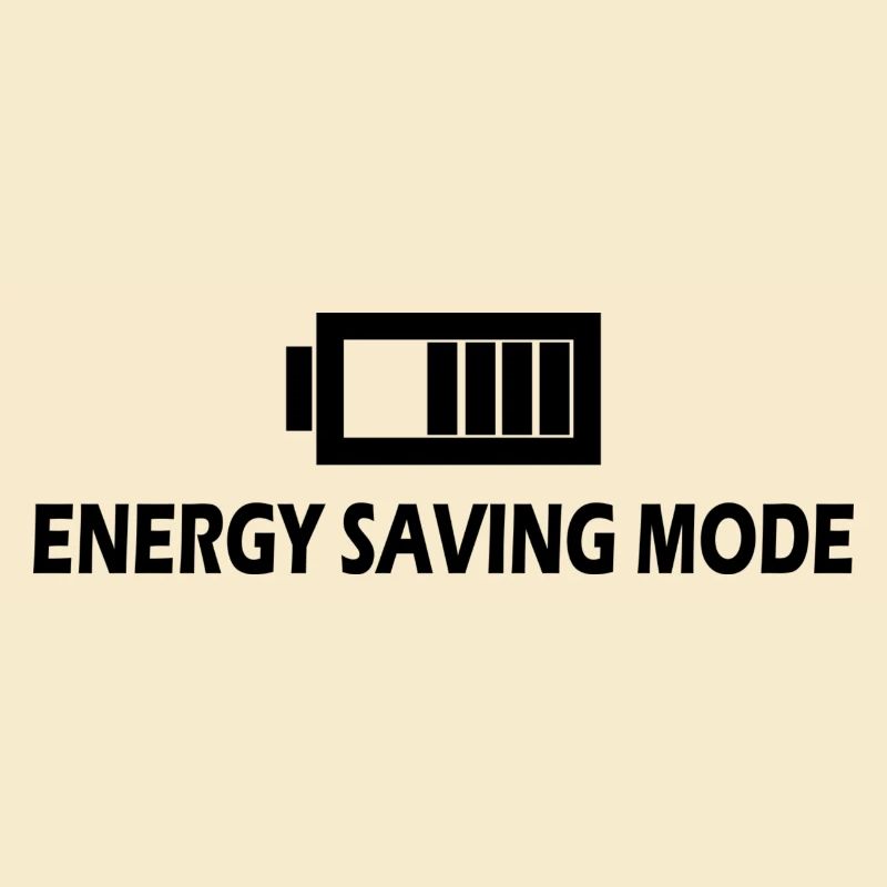 energy saving mode black