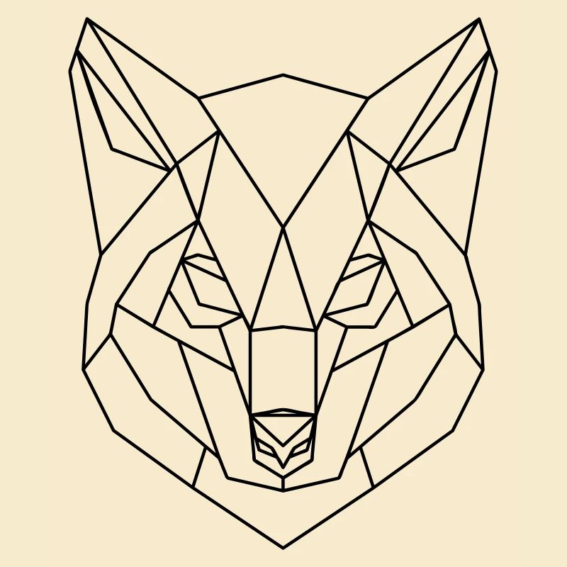 Loup 3D Low Wolf Wolf Polygon Wolf Low 3D