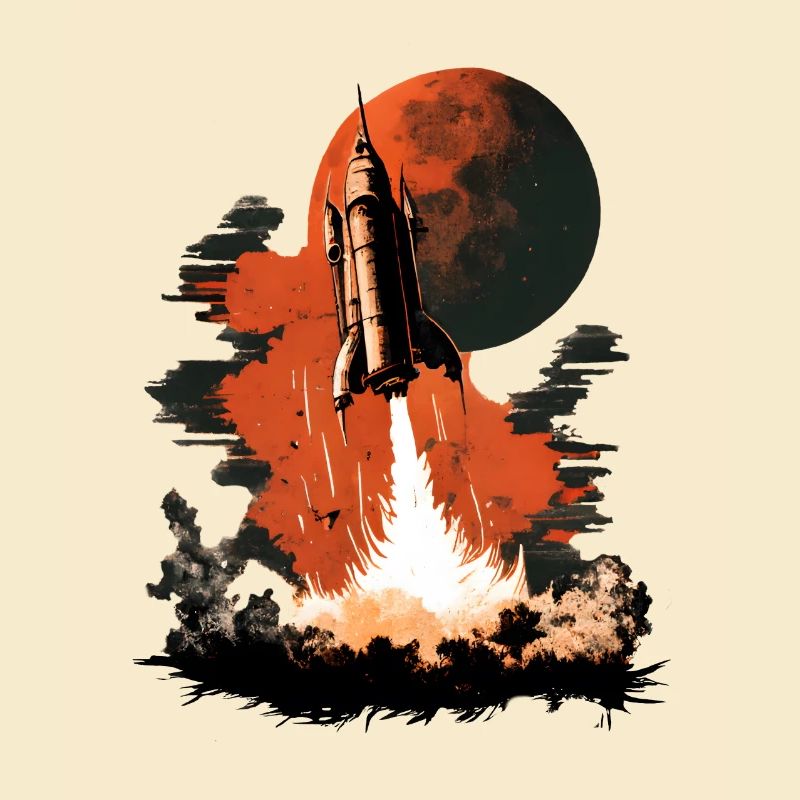 Fusée vers Mars