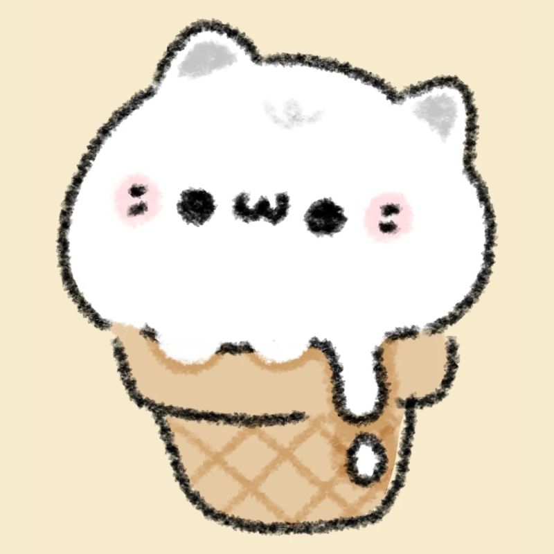 Glace pour chat