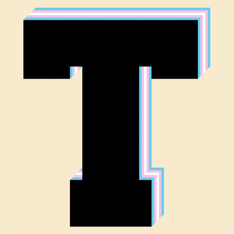 Letter T - Transgender Flag