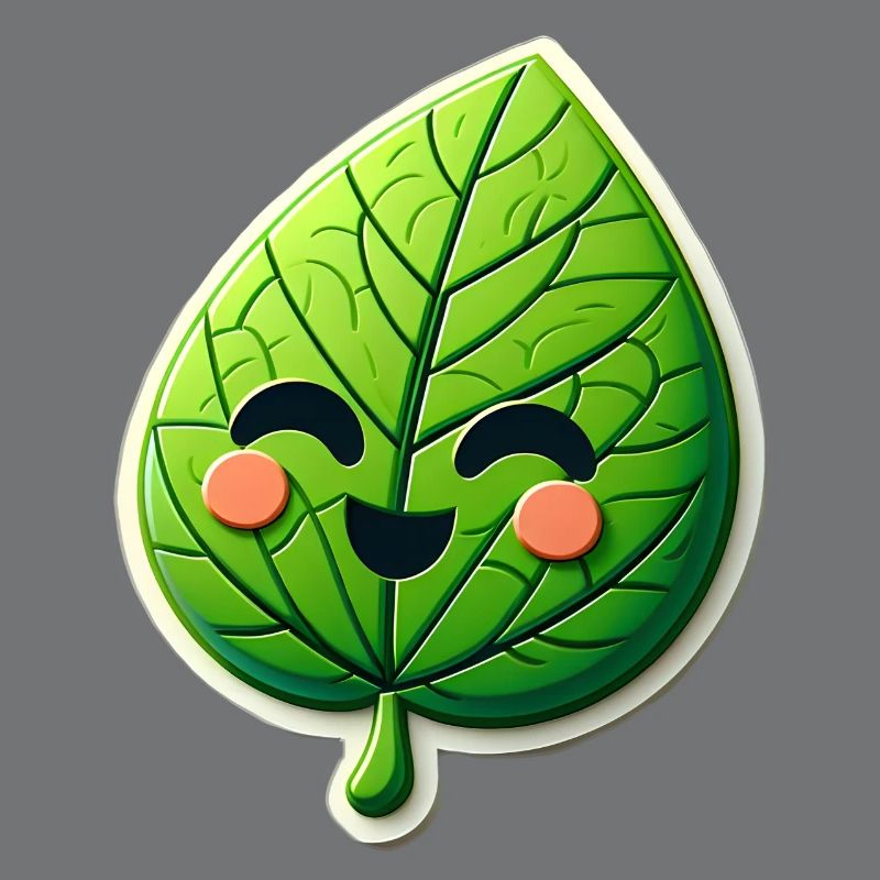 Smiling Spring Leaf