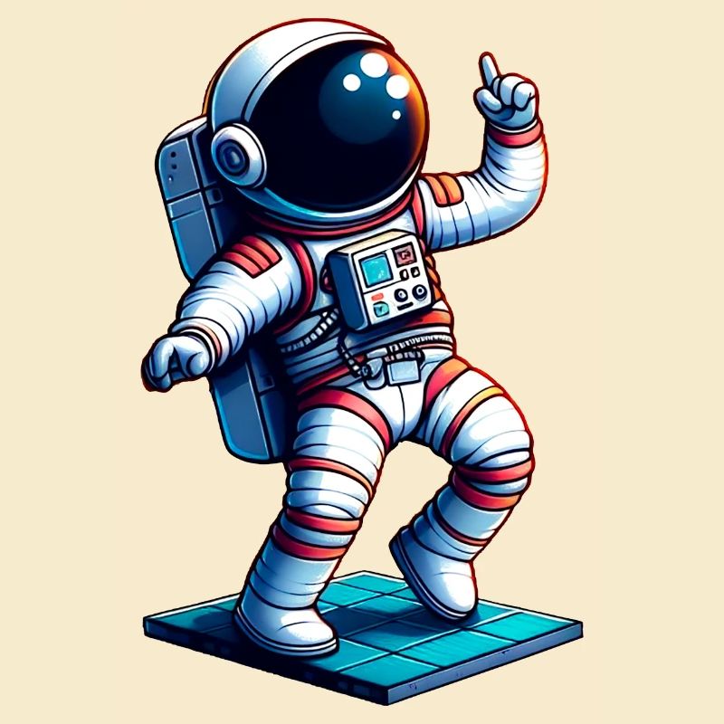 Héros De L'Espace - Mignon Astronaut