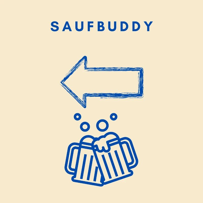 Saufbuddy - Blue