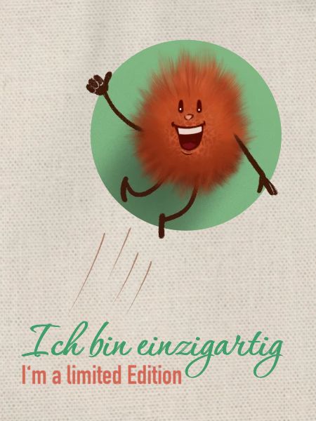 Spruch (deutsch): Ich bin einzigartig