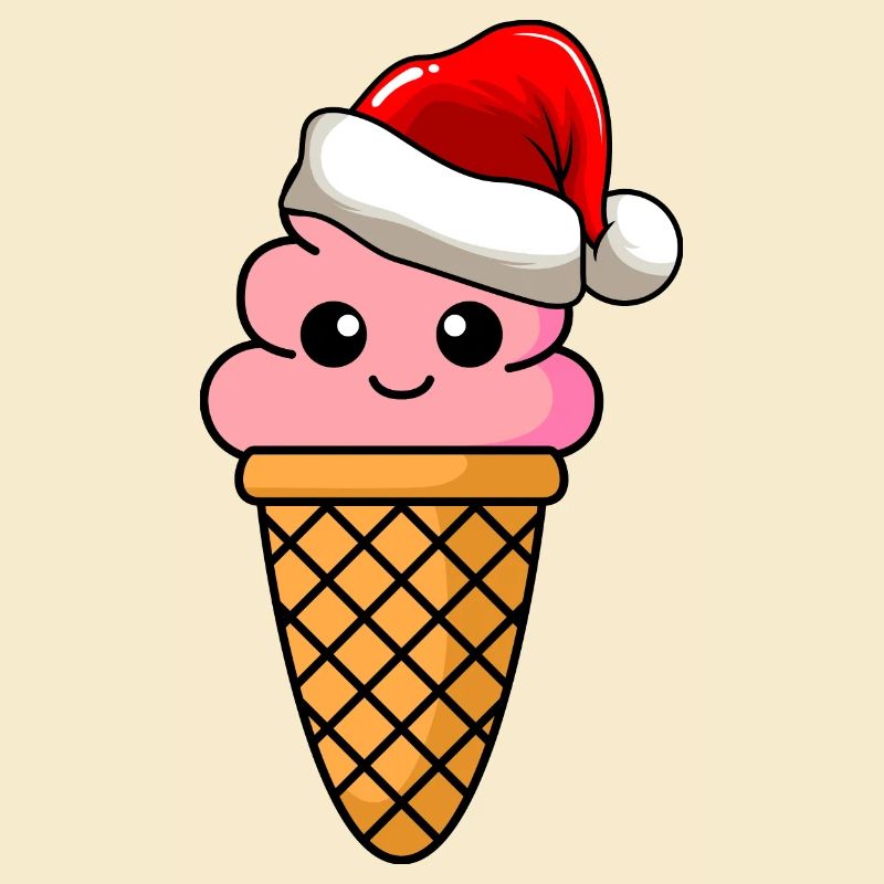 Crème glacée Noël Comic Noël