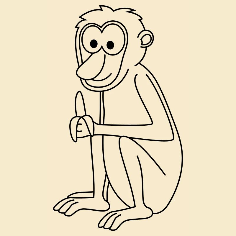 Monkey comic animal
