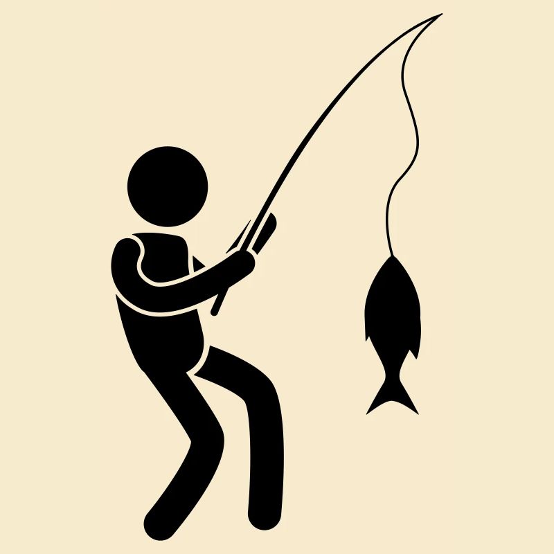 Fischer Fischen Mann Angeln