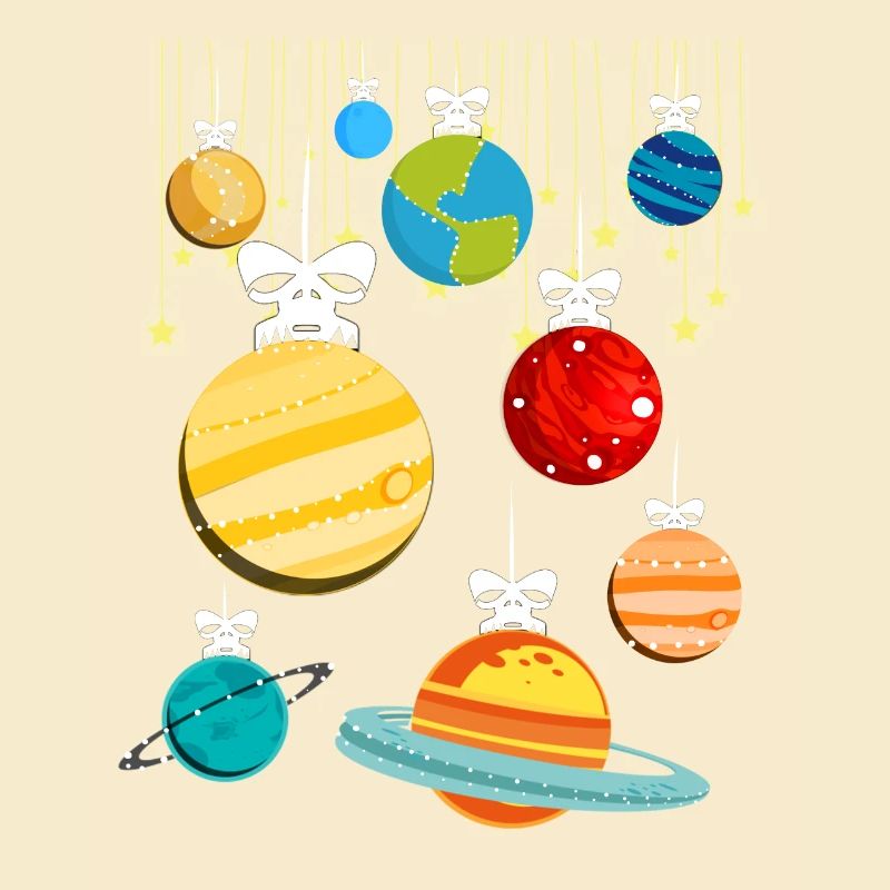 Bauble Christmas Solar System